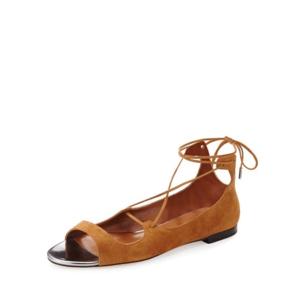 JIMMY CHOO Vernie Designer Lace-up flats 41 / 11